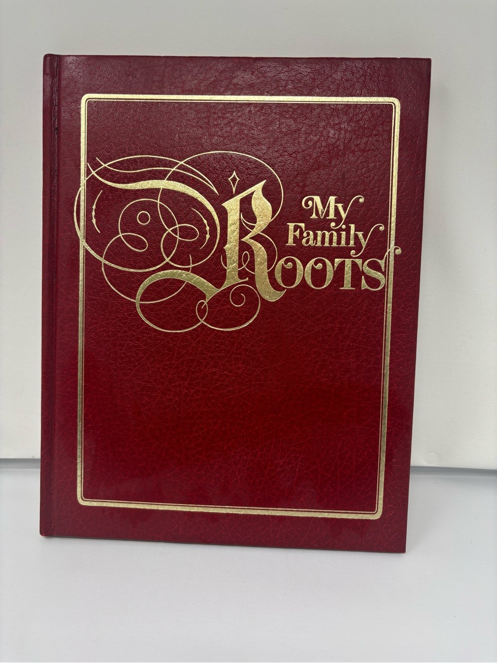 My Family Roots Hardcover Memory Book - genealogy driven, vintage, very detailed